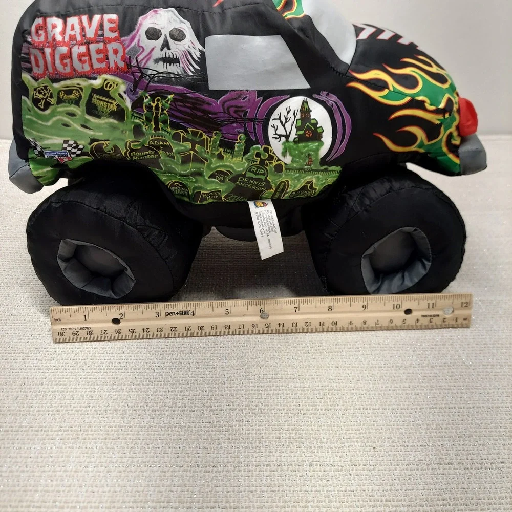 Monster Jam Grave Digger Plush Monster Truck 2008 Good Stuff Bad to the Bone 12